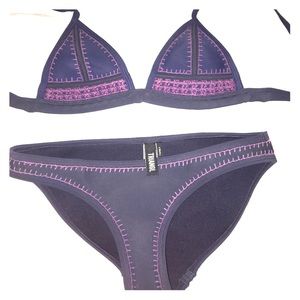 Triangl Moroccan Night Navy Bikini Set xs